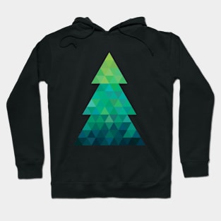 Triangle Christmas Tree Art Hoodie